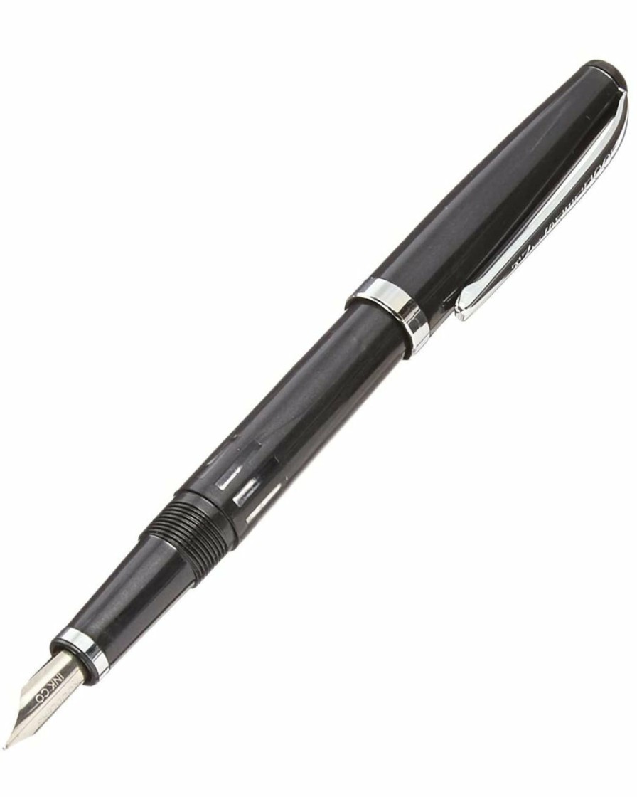 Fountain Pens * | Top 10 Noodlers Standard Flex Fountain Pen Black Pearl #17047