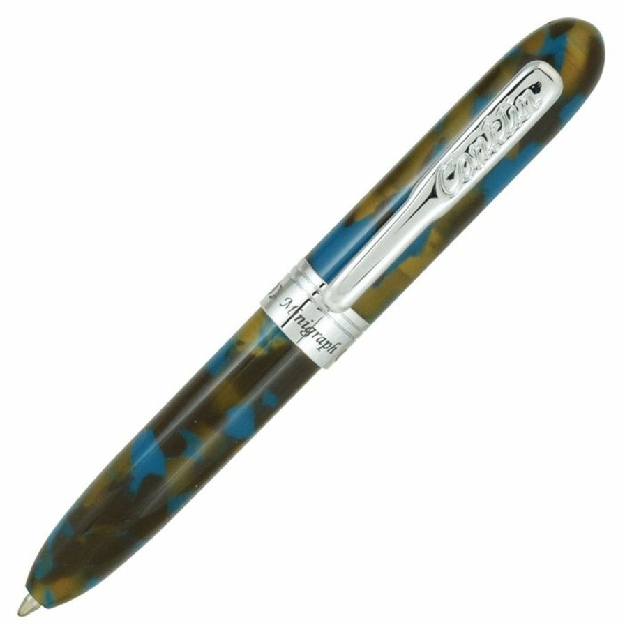 Ballpoint Pens * | Best Reviews Of Conklin Minigraph Ballpoint Pen, Blue Baltic