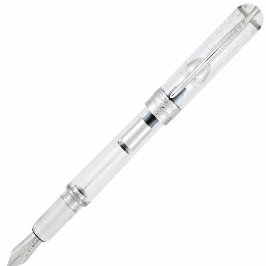 Fountain Pens * | Outlet Pineider Avatar Ur Demo Fountain Pen, Clear, Fine Nib