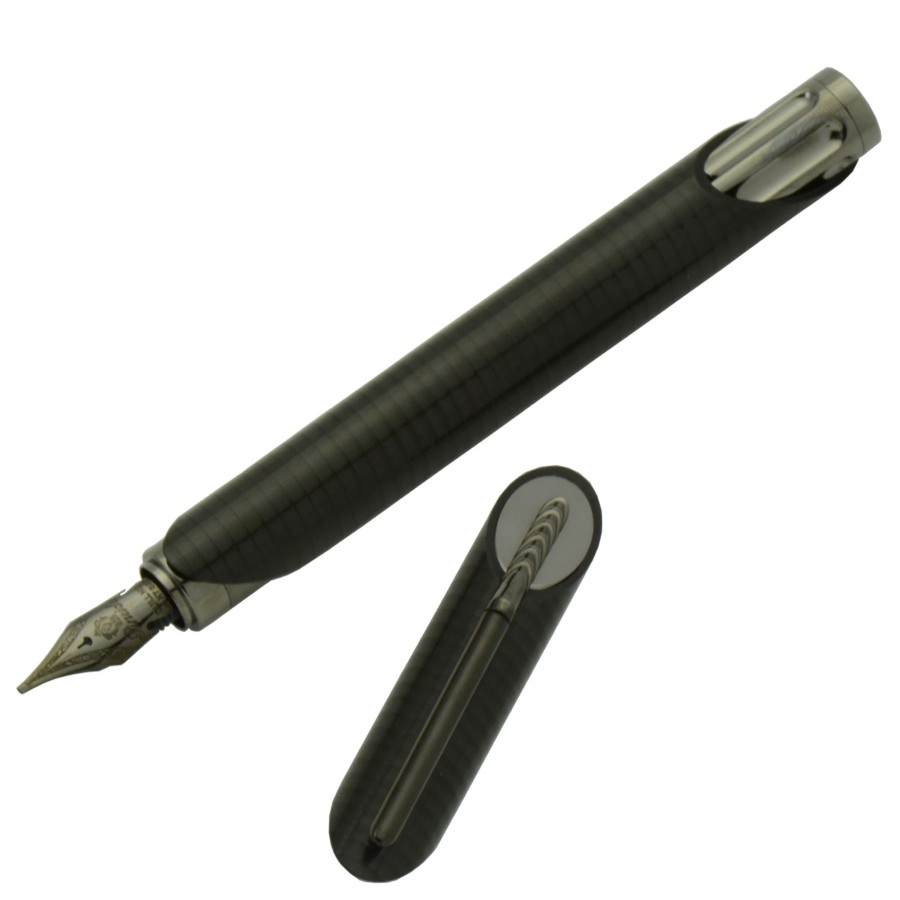 Fountain Pens * | Coupon Pineider Limited Edition Back To The Future Fountain Pen, Black Trim