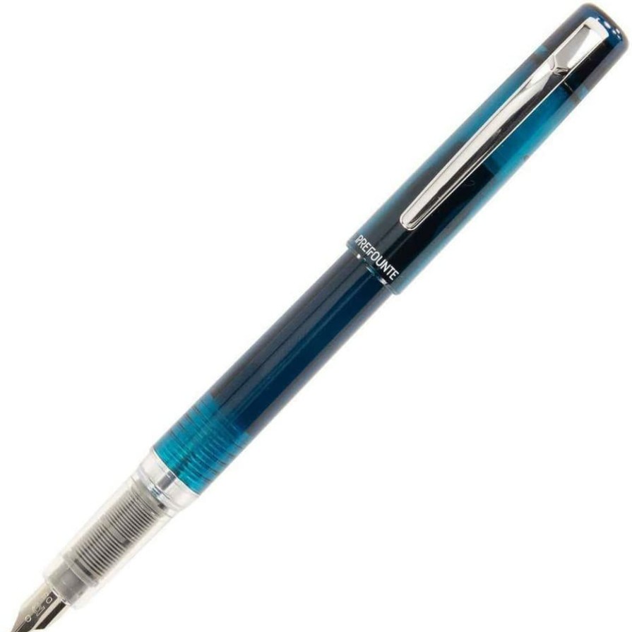 Fountain Pens * | Outlet Platinum Prefounte Fountain Pen, Night Sea