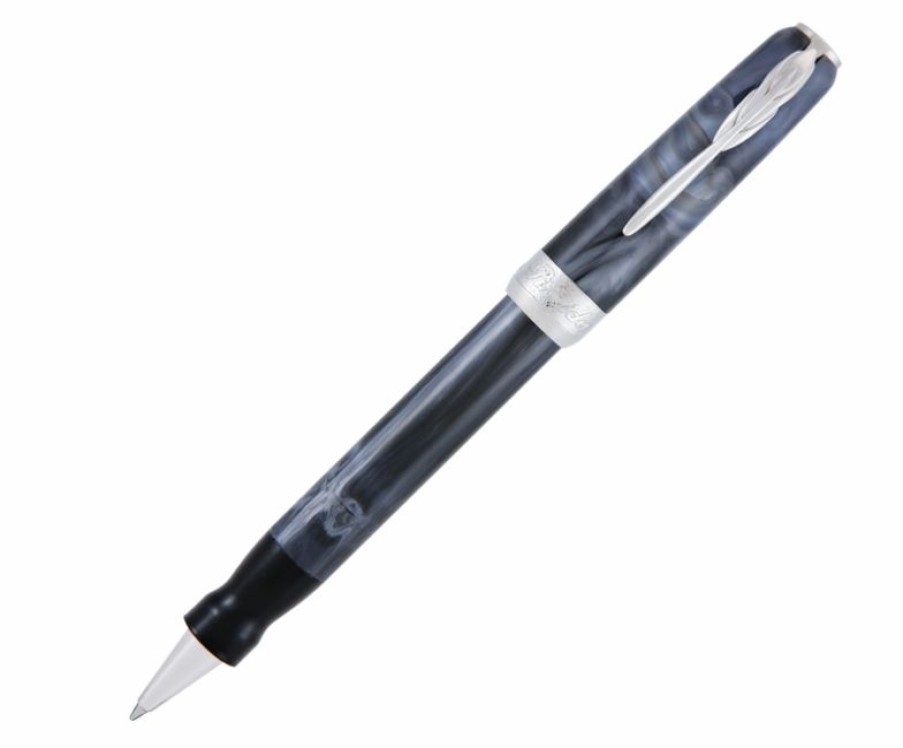 Rollerball Pens * | Wholesale Pineider Full Metal Jacket Rollerball Pen, Coal Grey