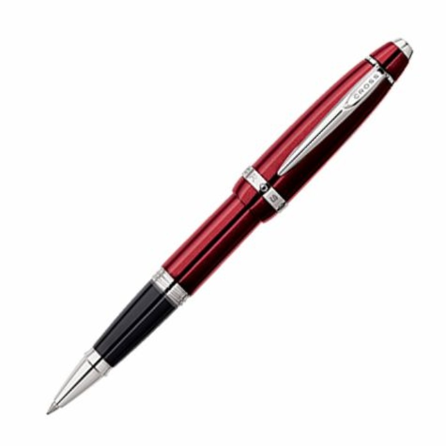 Rollerball Pens * | Best Pirce Cross Affinity Crimson Red Rollerball Pen, Brand New, #At0425-2