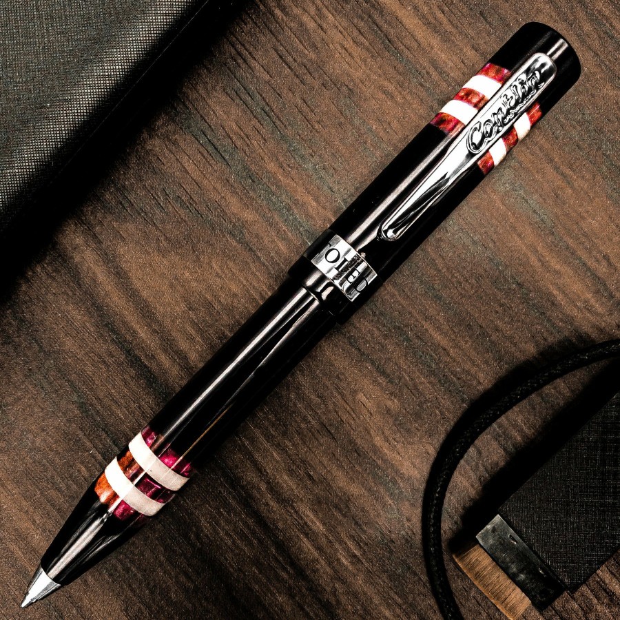 Ballpoint Pens * | Wholesale Conklin Toledo Ballpoint Pen, Burgundy