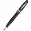 Fountain Pens * | Best Deal Marlen Class Black Fountain Pen, Two-Toned