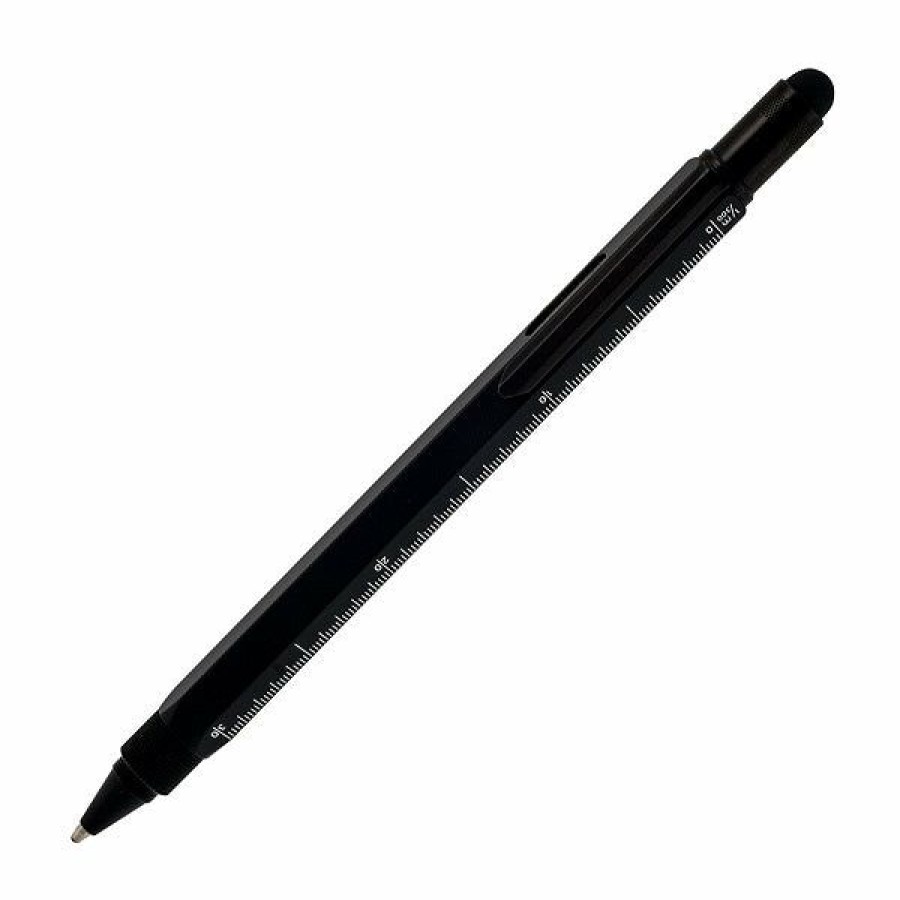 Ballpoint Pens * | Flash Sale Monteverde 9 In 1 One Touch Tool Ballpoint Pen & Stylus, Black