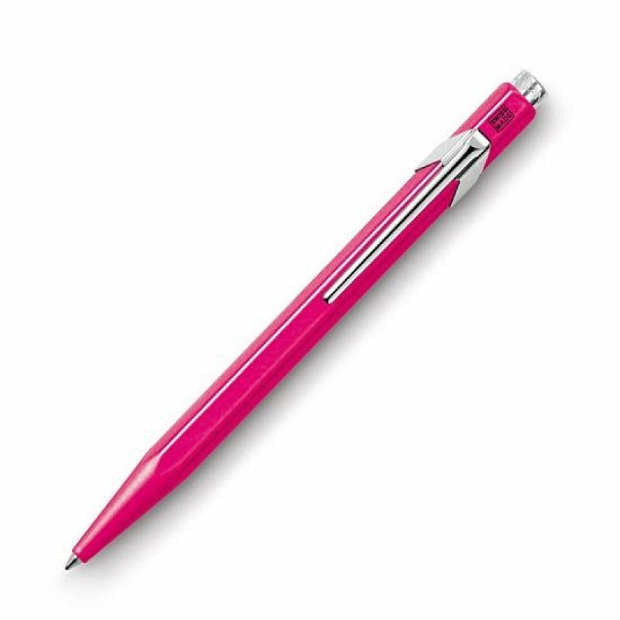 Ballpoint Pens * | Brand New Caran D'Ache 849 Ballpoint Pen Fluorescent Pink #849.090