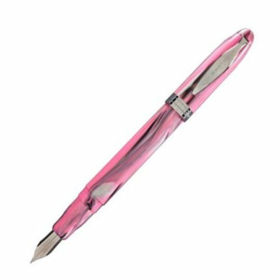 Fountain Pens * | Promo Noodlers Ahab Flex Fountain Pen Pink Tiger Ahab #15038