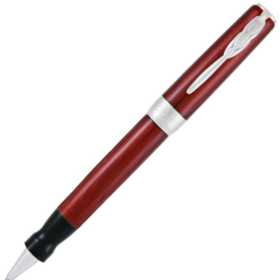 Rollerball Pens * | Best Reviews Of Pineider Full Metal Jacket Rollerball Pen, Army Red