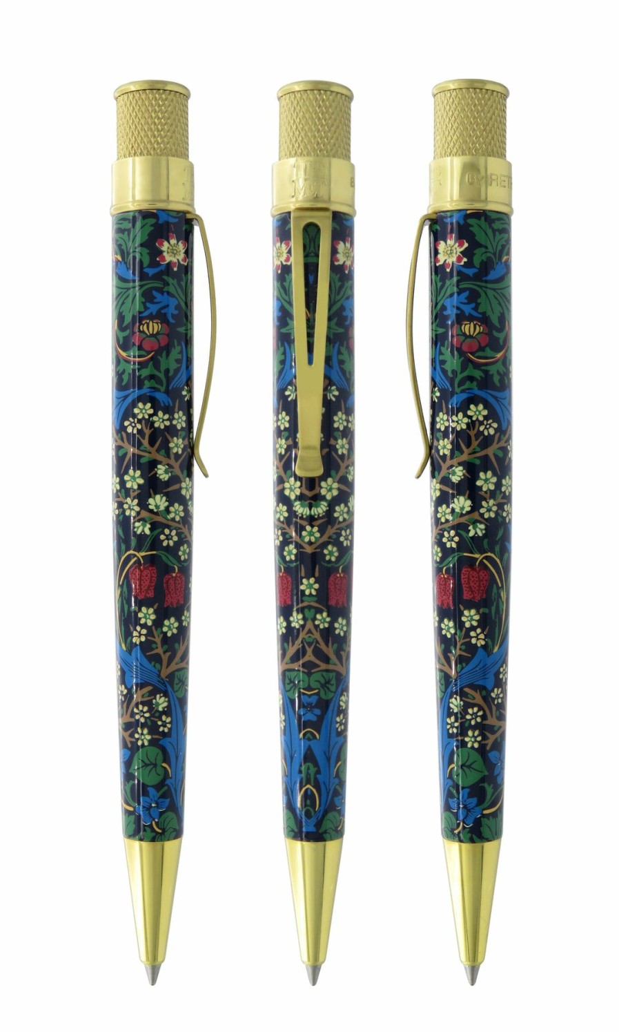 Rollerball Pens * | Best Sale Retro 51 Metropolitan Museum Of Art Rollerball Pen, William Morris'S Blackthorn