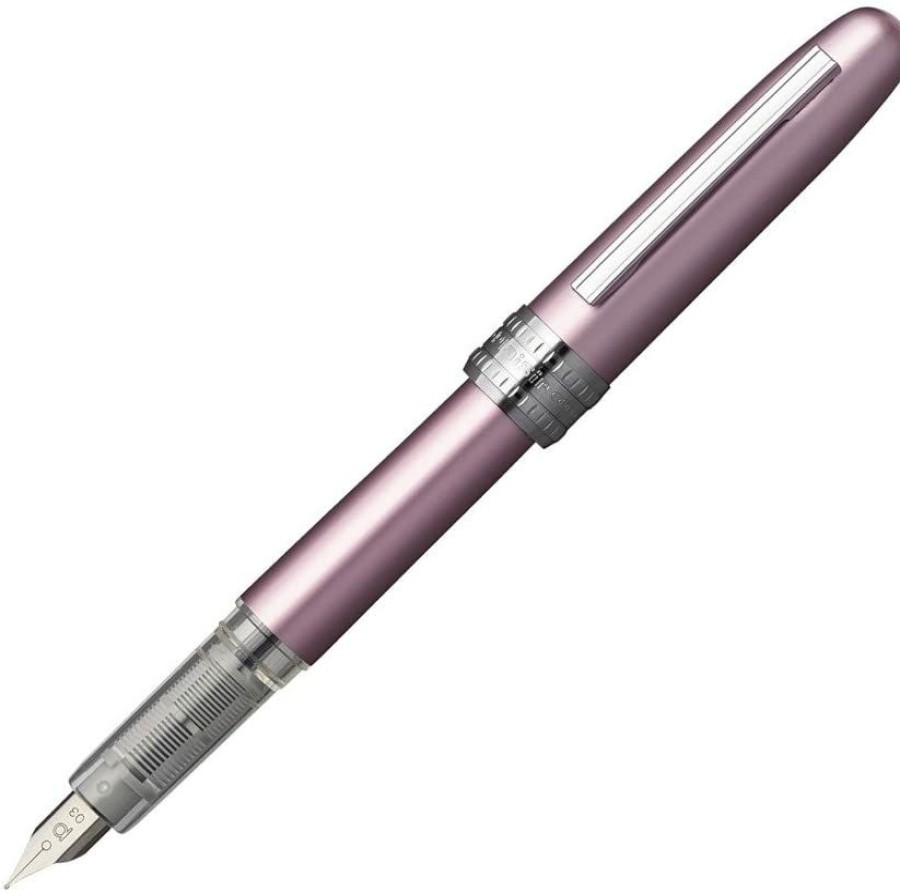 Fountain Pens * | Cheapest Platinum Plaisir Fountain Pen, Pink