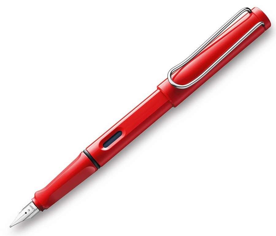 Fountain Pens * | Hot Sale Lamy Safari Fountain Pen, Red