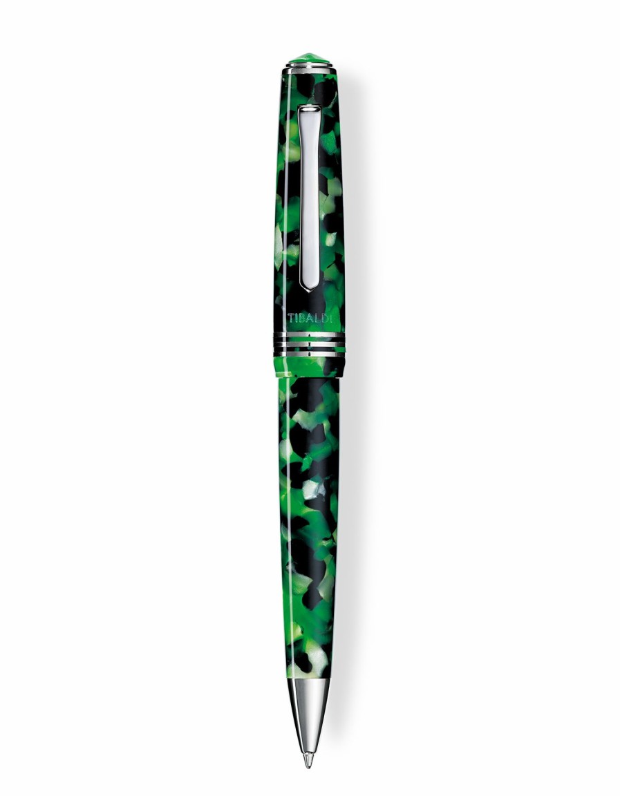 Ballpoint Pens * | Best Pirce Tibaldi N60 Emerald Green Resin Ballpoint Pen