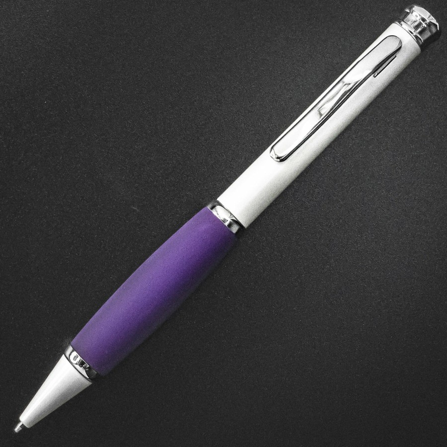 Ballpoint Pens * | Budget Pen Savings Executive Metal Ballpoint Pen, Pearl White & Purple