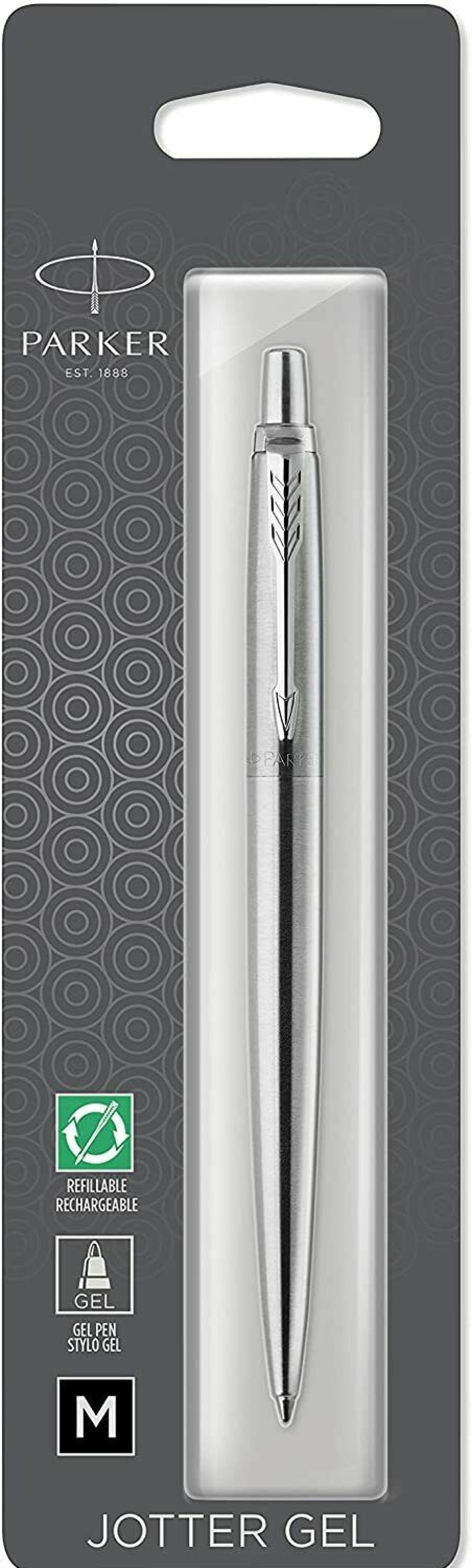 Ballpoint Pens * | Flash Sale Parker Jotter Ballpoint Pen, Gel Ink, Stainless Steel