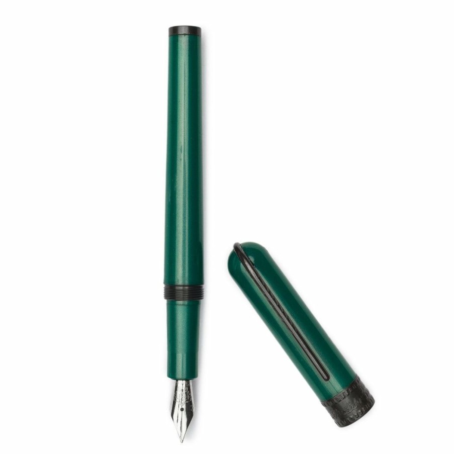 Fountain Pens * | Cheap Pineider Metropolis Fountain Pen, Green