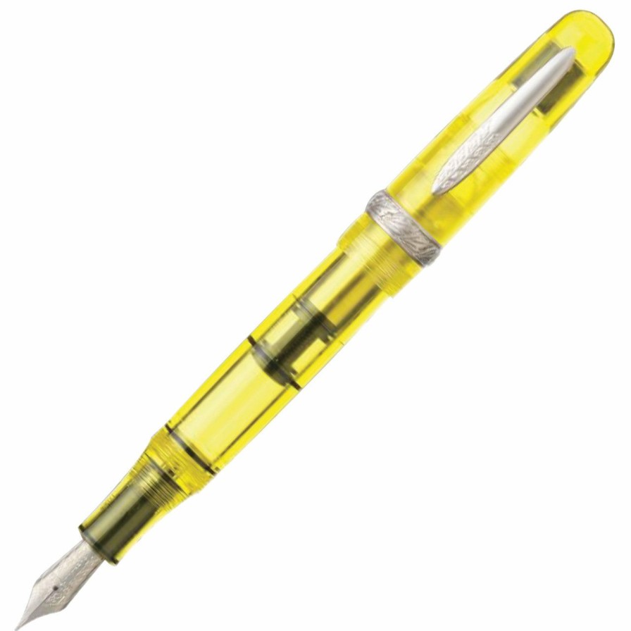 Fountain Pens * | Outlet Stipula Etruria Limited Edition Rainbow Fountain Pen, Clear Yellow