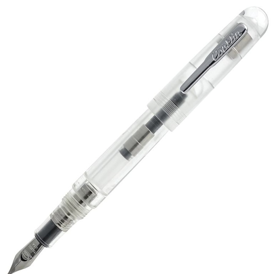 Fountain Pens * | Cheap Conklin All American Eyedropper Fountain Pen, Clear Demonstrator, Jowo Nib