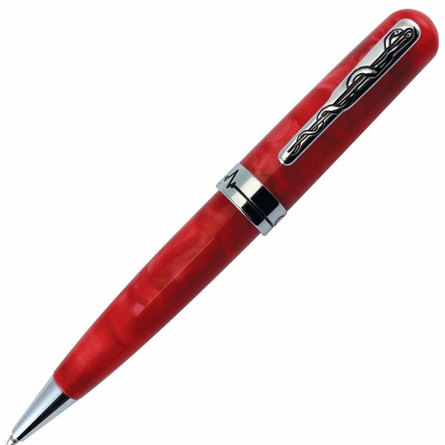 Ballpoint Pens * | Top 10 Conklin All American Courage Limited Edition Ballpoint Pen, Red