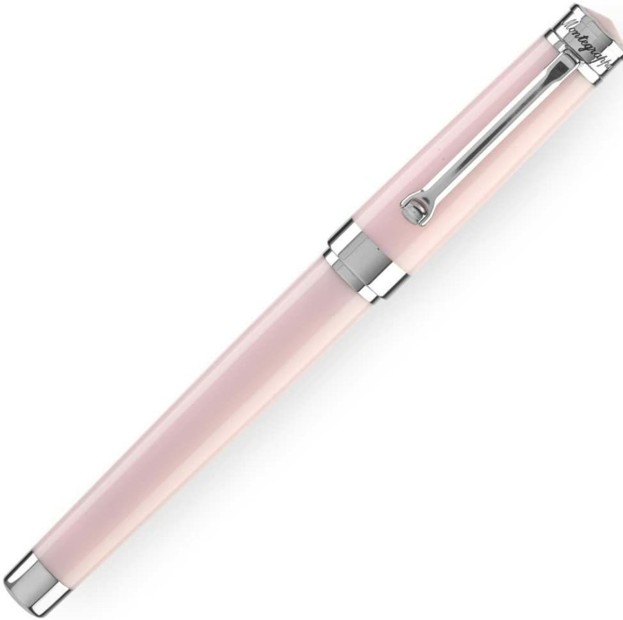 Rollerball Pens * | New Montegrappa Parola Rollerball Pen, Crayon Pink