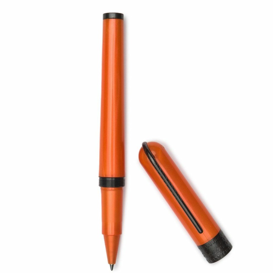 Rollerball Pens * | Brand New Pineider Metropolis Rollerball Pen, Orange