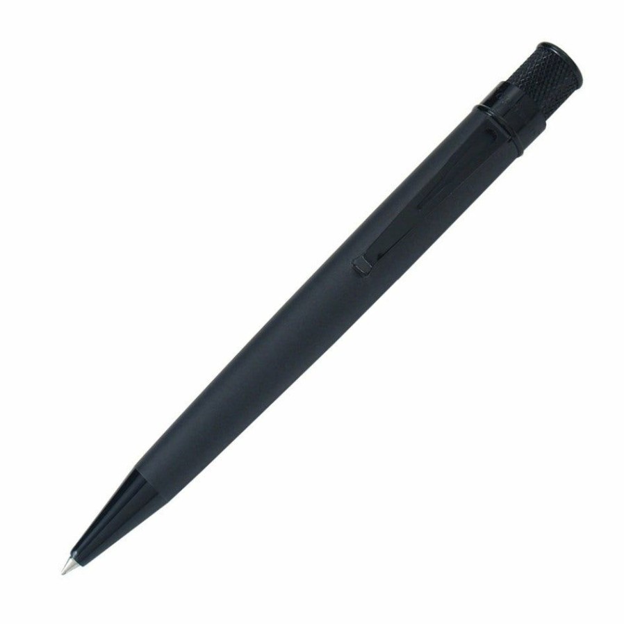 Rollerball Pens * | Budget Retro 51 Tornado Vintage Metalsmith Rollerball Pen, Stealth Black