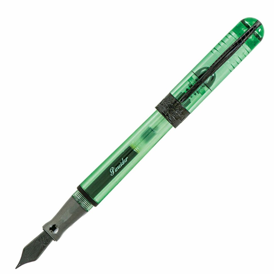 Fountain Pens * | New Pineider Avatar Ur Demo Black Fountain Pen, Mint