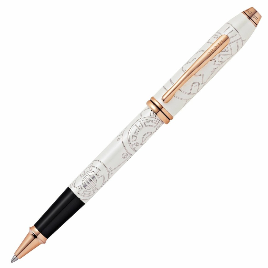 Rollerball Pens * | Brand New Cross Townsend Star Wars Rollerball Pen, Bb8, White & Gold