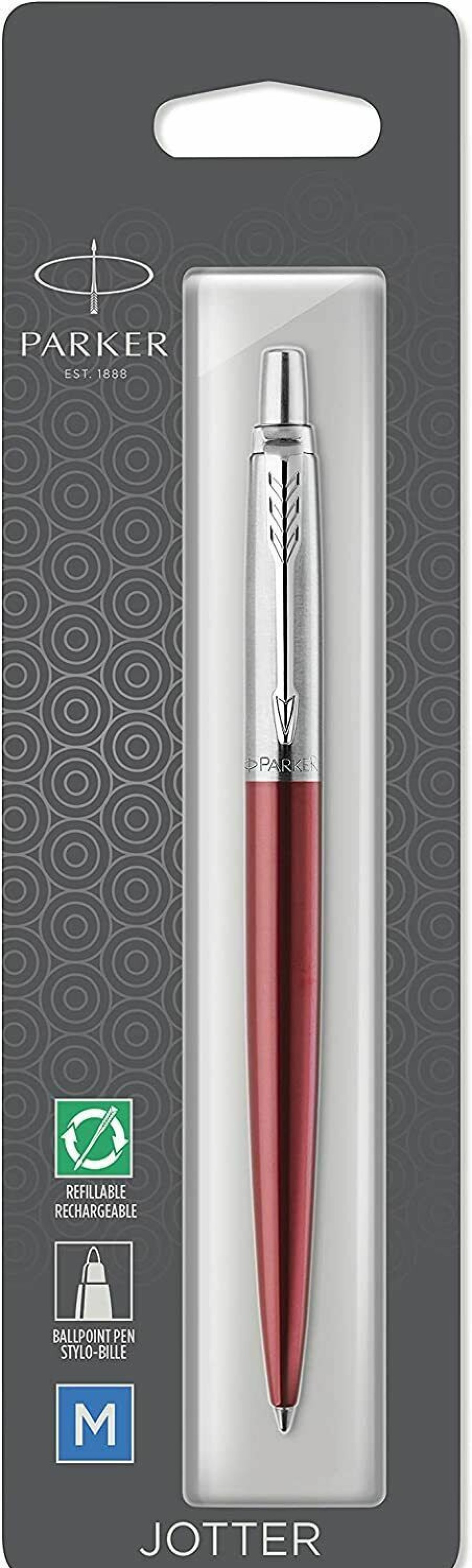 Ballpoint Pens * | Cheapest Parker Jotter Ballpoint Pen, Kensington Red