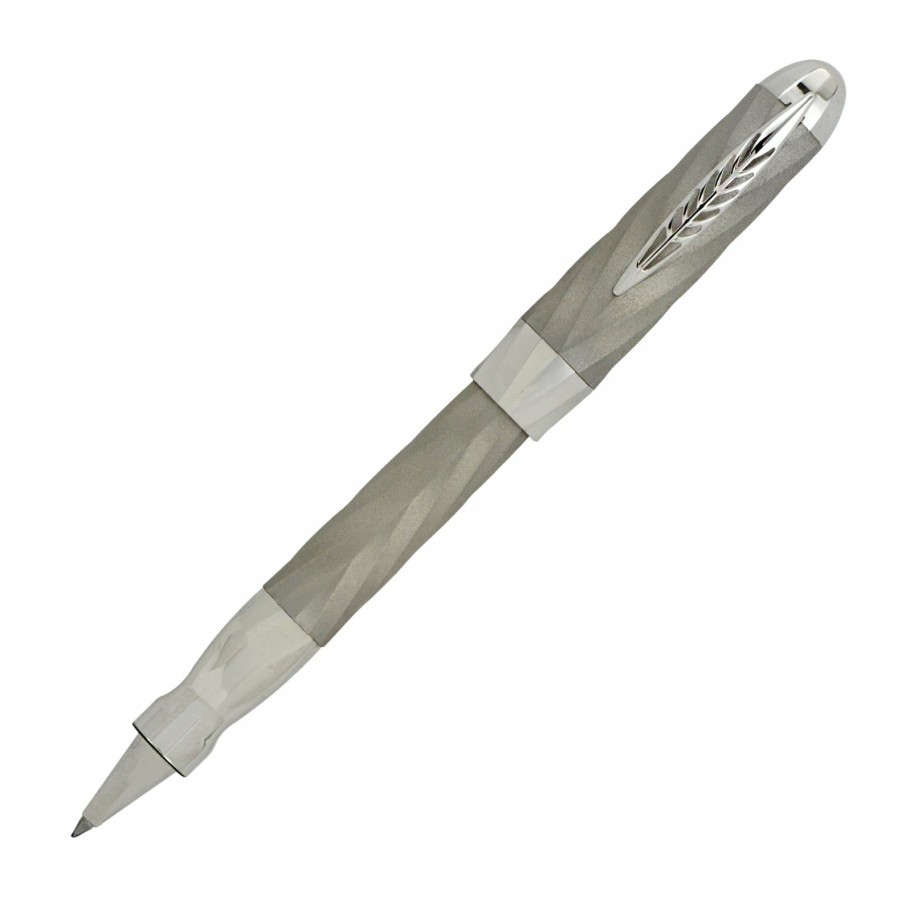 Rollerball Pens * | Coupon Pineider Jewelers Limited Edition Sterling Silver Rollerball Pen, Palladium Plated