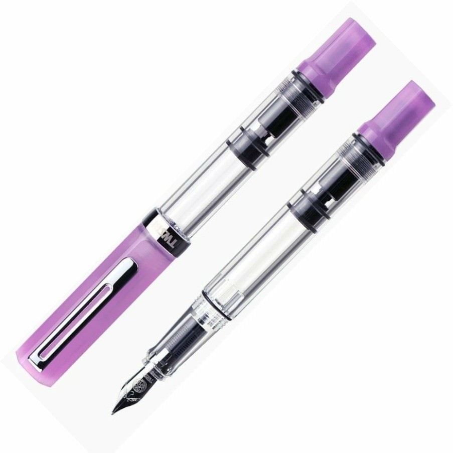 Fountain Pens * | Top 10 Twsbi Eco Fountain Pen, Glow Purple