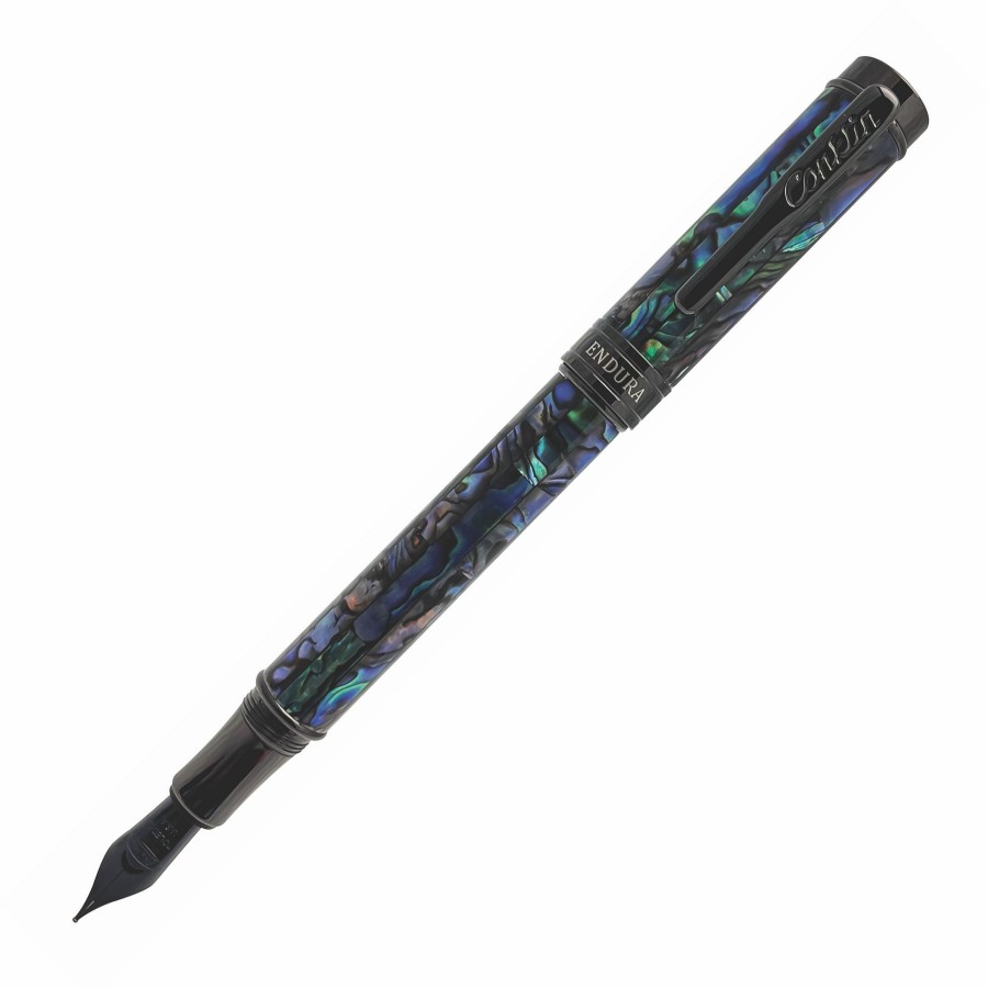 Fountain Pens * | Hot Sale Conklin Endura Abalone Shell Limited Edition Fountain Pen, Gunmetal