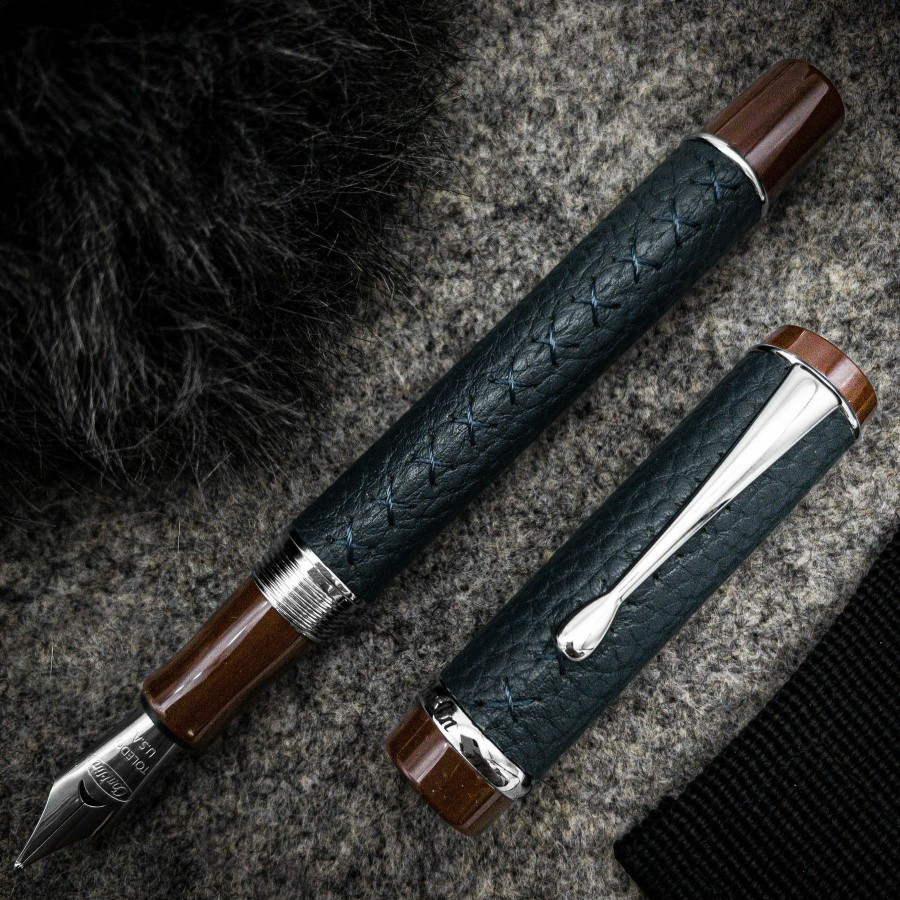 Fountain Pens * | Wholesale Conklin Duragraph Special Edition Savoy Fountain Pen, Leather