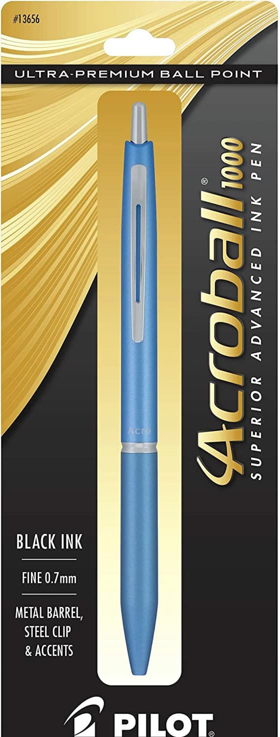 Ballpoint Pens * | Budget Pilot Acroball 1000 Ballpoint Pen, Light Blue