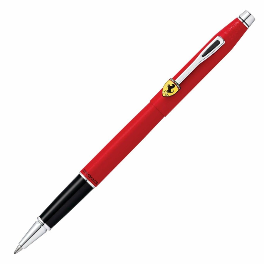 Rollerball Pens * | Flash Sale Cross Classic Century Ferrari Matte Rosso Corsa Red Lacquer Rollerball Pen