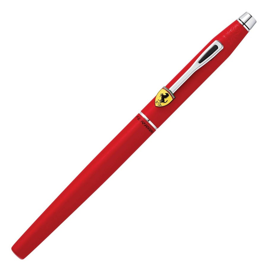 Rollerball Pens * | Flash Sale Cross Classic Century Ferrari Matte Rosso Corsa Red Lacquer Rollerball Pen