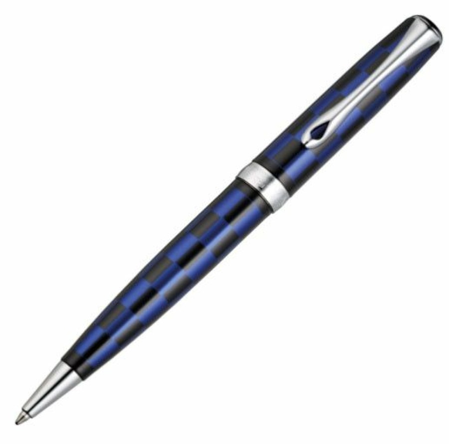 Ballpoint Pens * | Deals Diplomat Excellence A Plus Rome Black & Blue Ballpoint Pen