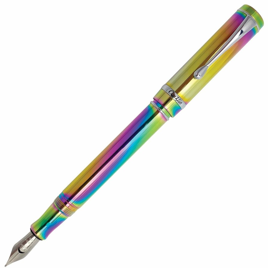 Fountain Pens * | Hot Sale Conklin Duragraph Special Edition Rainbow Fountain Pen