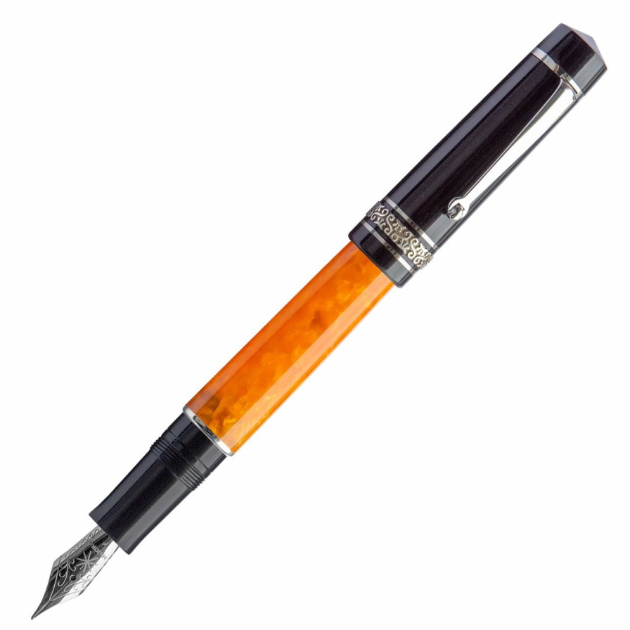 Fountain Pens * | Promo Maiora Mytho Origine Fountain Pen, Orange & Black