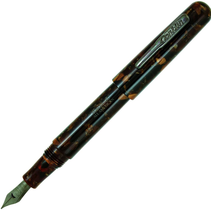 Fountain Pens * | Promo Conklin All American Fountain Pen, Brownstone