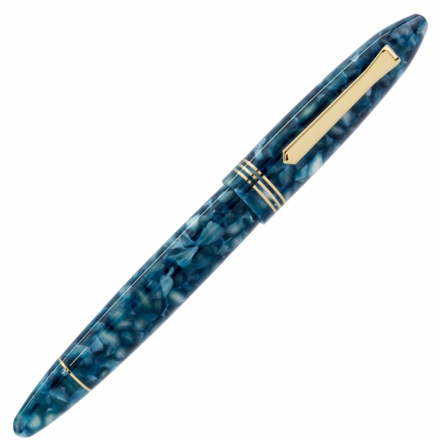 Fountain Pens * | Deals Tibaldi Bononia Limited Edition Vintage Mer Du Nord Fountain Pen