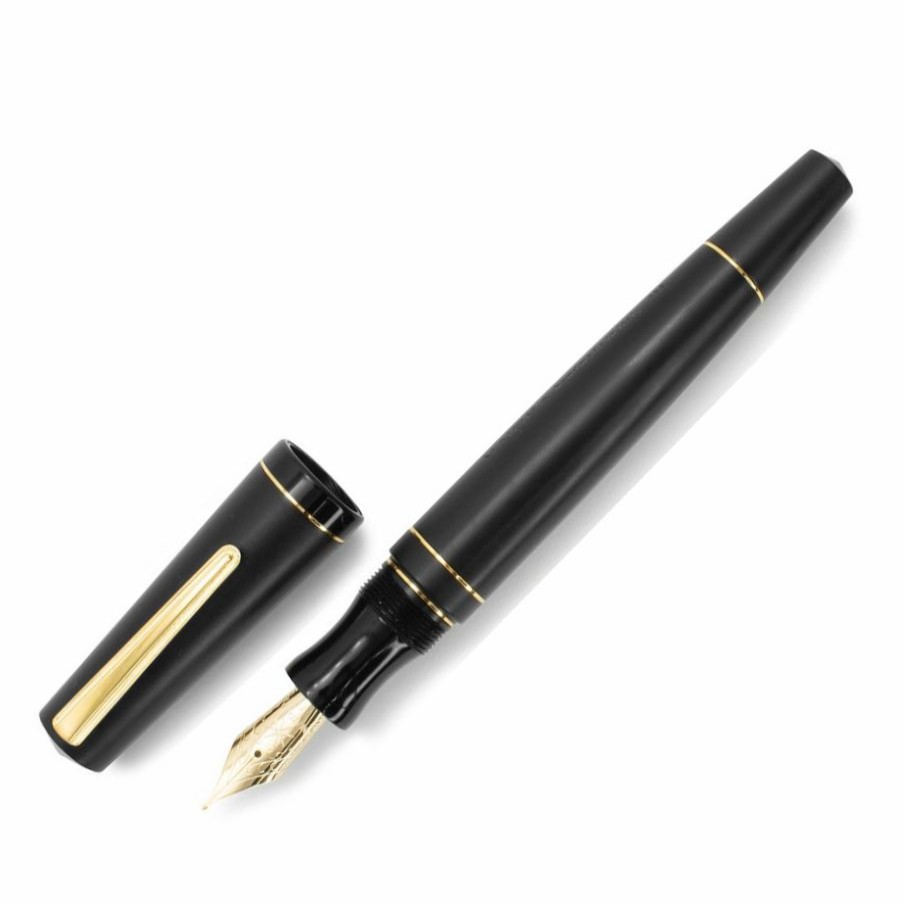 Fountain Pens * | Buy Maiora Impronte, Matte Black, Slim Fountain Pen