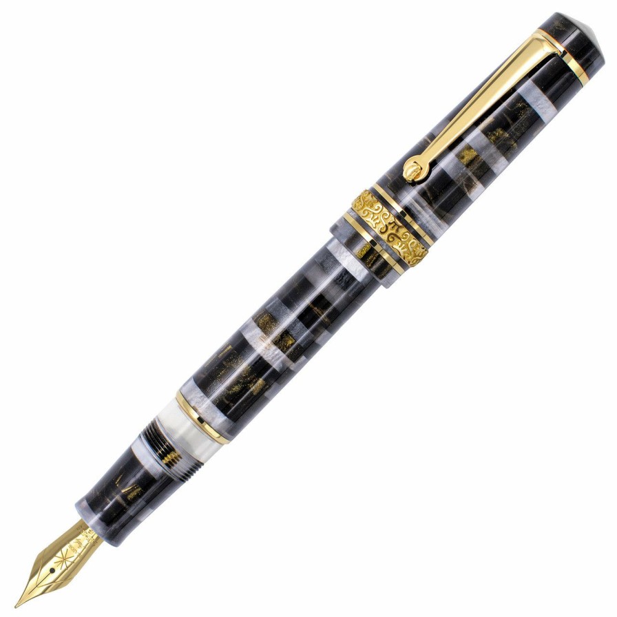 Fountain Pens * | Cheapest Maiora Alpha K Orogrigio Fountain Pen, 14K Nib