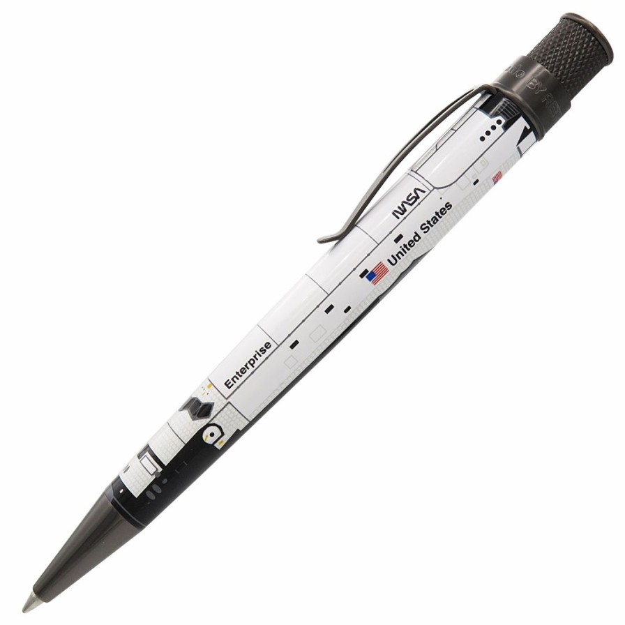 Rollerball Pens * | Best Reviews Of Retro 51 Limited Edition Tornado Rollerball Pen, Enterprise Shuttle