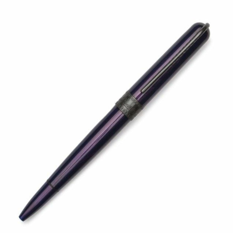 Ballpoint Pens * | Cheapest Pineider Metropolis Ballpoint Pen, Blue