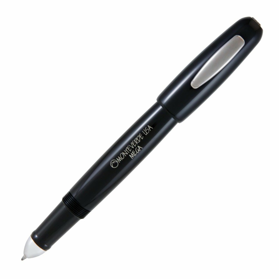 Rollerball Pens * | New Monteverde Mega Inkball Rollerball Pen, Black