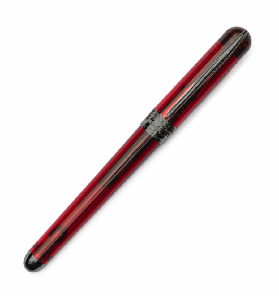 Fountain Pens * | Deals Pineider Avatar Ur Demo Black Trim Wine Red Fountain Pen, Medium