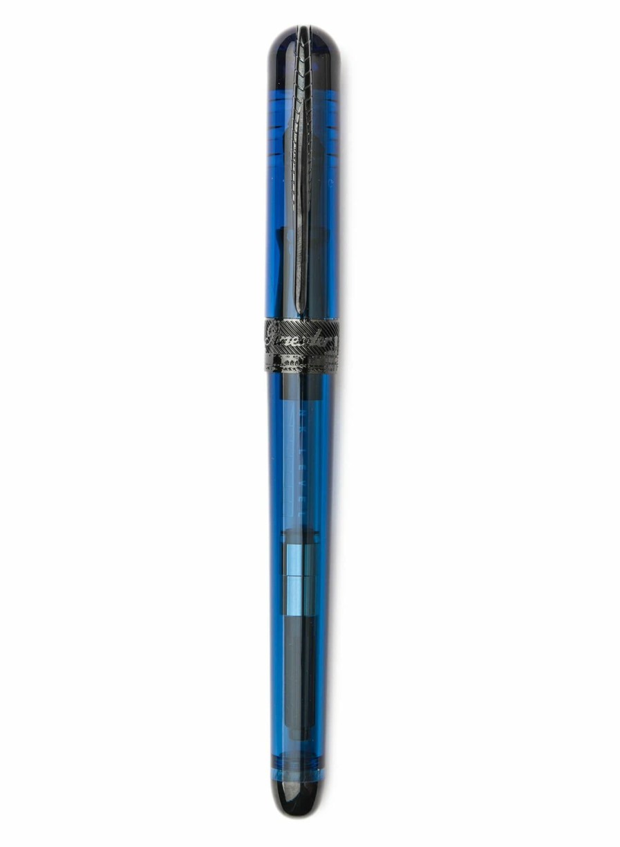 Fountain Pens * | Best Reviews Of Pineider Avatar Ur Demo Black Trim Sky Blue Fountain Pen, Medium