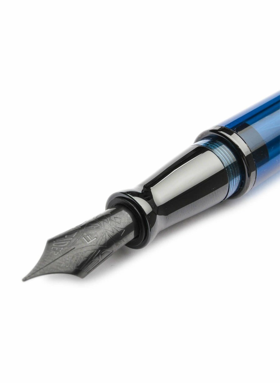 Fountain Pens * | Best Reviews Of Pineider Avatar Ur Demo Black Trim Sky Blue Fountain Pen, Medium