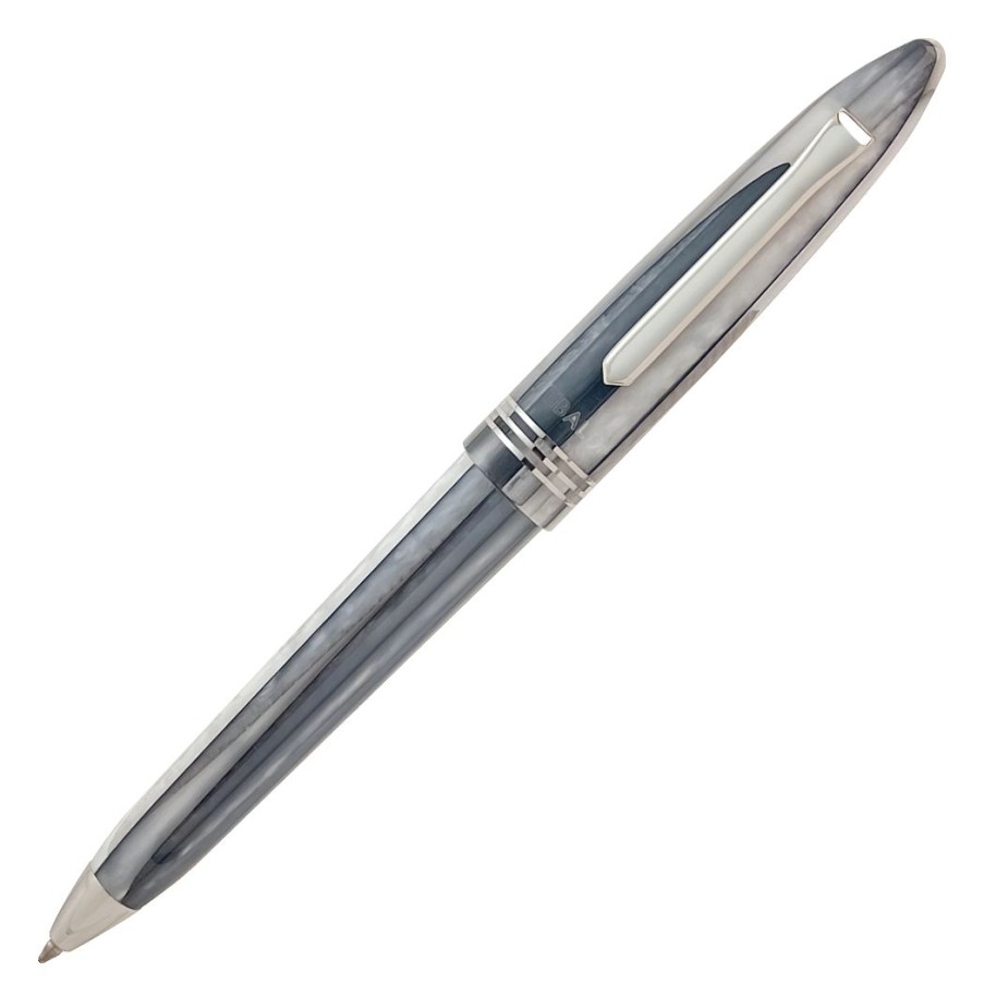 Ballpoint Pens * | Best Reviews Of Tibaldi Bononia Ballpoint Pen, Pearl Mist, Palladium Trim